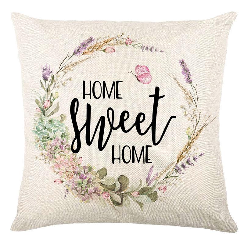 Spring Throw Pillow Cover Spring Festival Home Decor Cushion Office Cushion Sofa Cushion Cover
