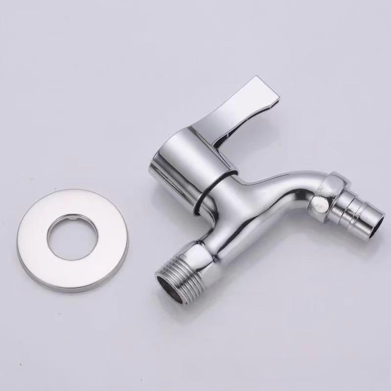 OEING Short Brass Faucet for Washing Machine & Mop Sink (2-Pack)