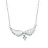 Exquisite Zircon Shell Wing Necklace, Light Luxury, High-end, Niche Design, New Style