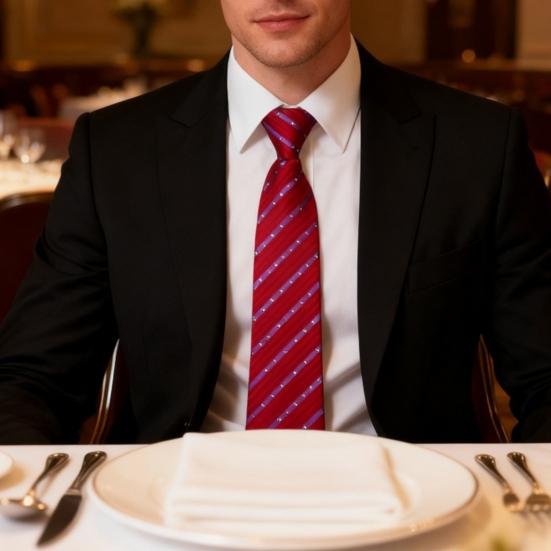 Men Tie with Zipper Design Multiple Patterns Colors Adjustable Length Tie Business Weddings Parties Formal Tie