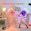 Dancing Skeleton Wobbling Skull Wind-up Toy - Funny 3D Printed Ornament