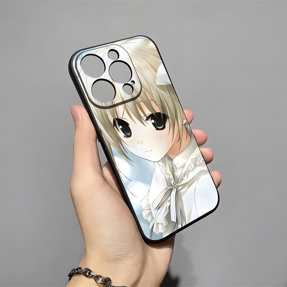 Y-Yosuga No Sora Phone Case For IPhone 17 Pro Max 16 15 14 Pro Max 13 11 X Xs Xr 8 7Plus Silicone Cover