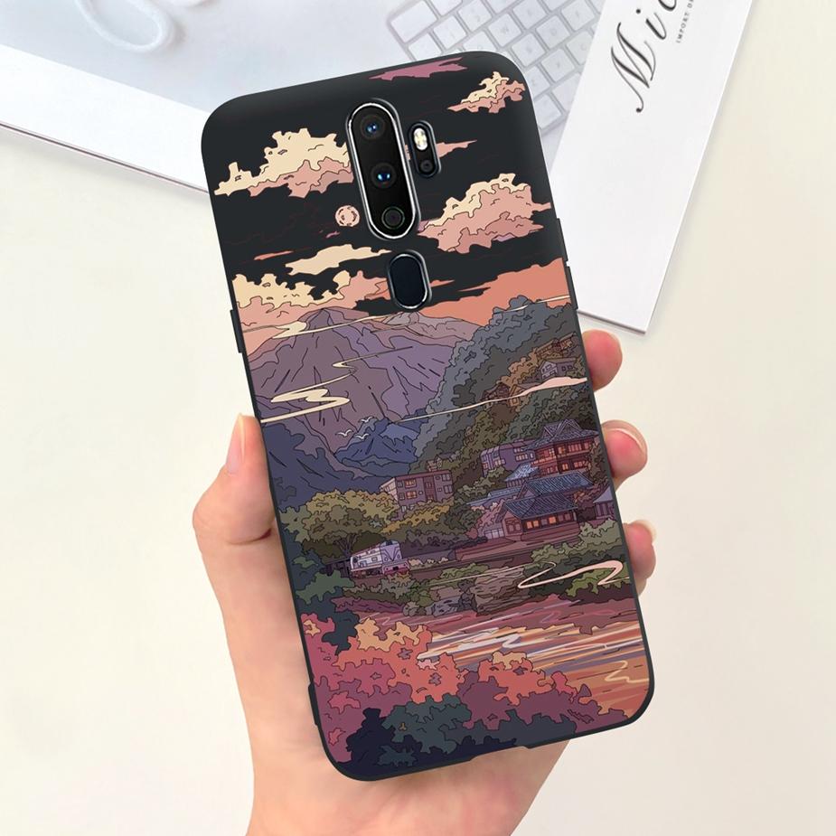 For Oppo A9 2020 Case Oppo A5 2020 Cute Fashion Cartoon Cover Soft TPU Phone Case For Oppo A11X OppoA5 OppoA9 2020 Fundas Bumper