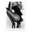 Sexy Women Posters Bad Girl Black and White Print Canvas Paintings Wall Art For Modern Pop Room Home Decoration Pictures Mural