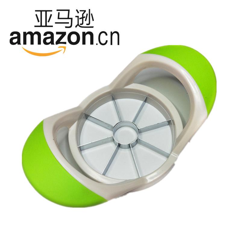 Apfelschneider, Großer Apfelentkerner, Ultra-Scharfer Apfelschneider, Entsteiner, Teiler, Große Ausführung, Robuster Rostbeständiger Obstschneider, Küchenwerkzeug