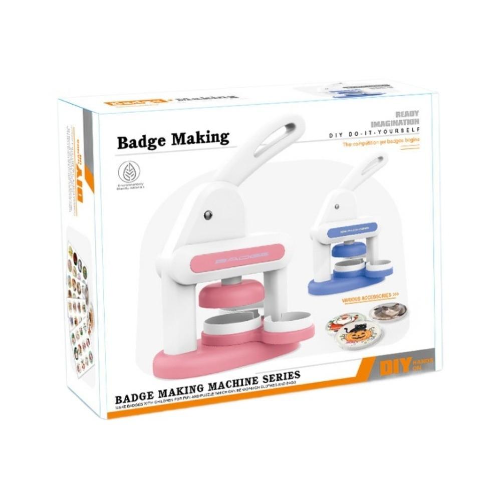 DIY Badge Button Maker 35mm 55mm Acrylic Press Art Badge Easy To Use Badge Maker Machine  Kids Gift