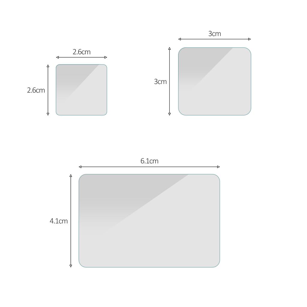 Zestaw 3 sztuk ochraniaczy ekranu kamery sportowej 1 ochraniacz obiektywu ze szkła hartowanego + 1 ochraniacz ekranu przedniego + 1 tylny