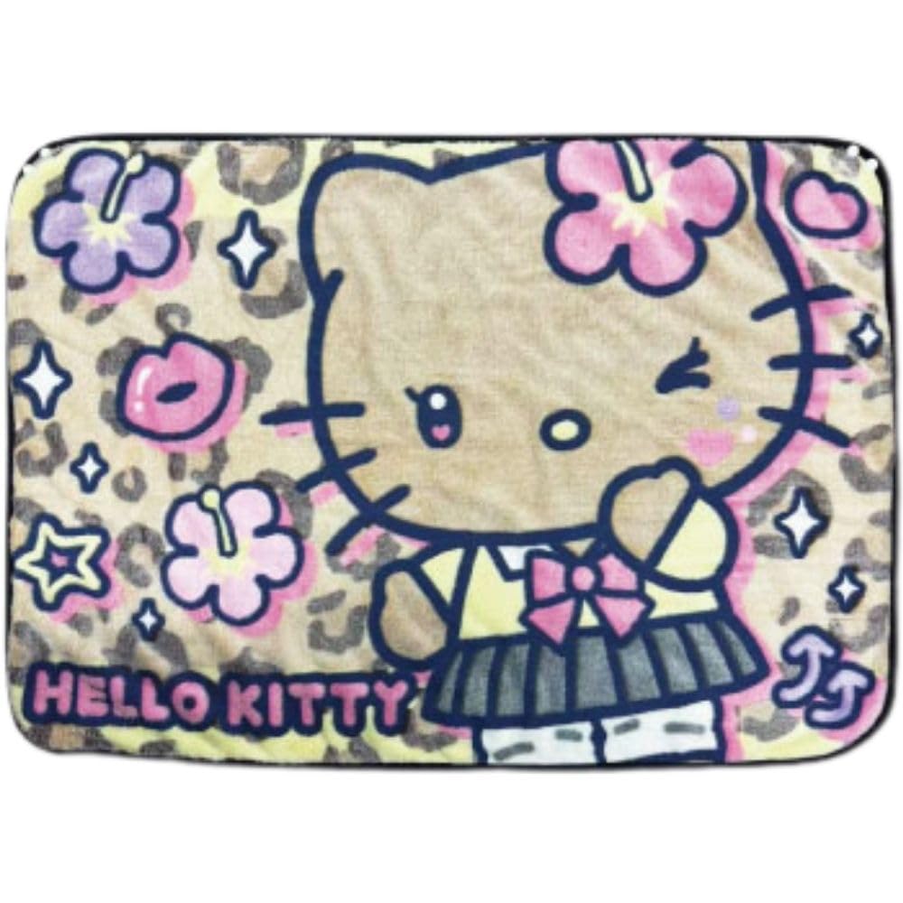 Hatayama Shoji Sanrio 3D Přehoz, 70x100cm, Hello Kitty Hnědá, Cca. V70xŠ100cm, 66203224
