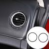 Soft Carbon Fiber Side Air Vent Frame Sticker For Mitsubishi Eclipse 2006-2011