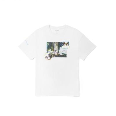 X Sarah Andelman Round Neck Printed Casual Short Sleeve T-Shirt Women T-Shirts White VN0A7RKVYOM