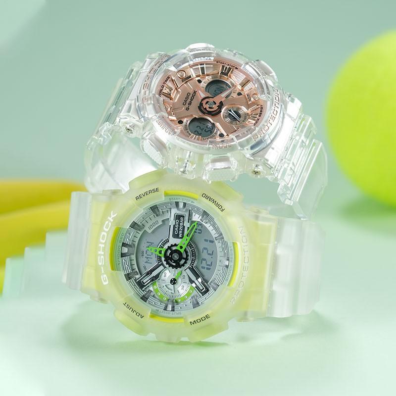 Casio watch series-GAGMA fashionable and energetic street quartz movement resin strap Japanese and Korean watch same style GA-110LS-7AGMA-S120SR-7A