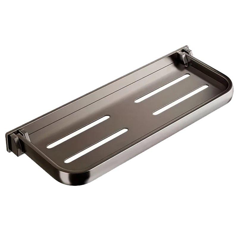 Fresh Aluminum Folding Bathroom Rack Space-Saving Design, Wall Mount Storage Solution Holder
