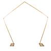 Wedding Arch Metal Backdrop Stand Indoor Outdoor Balloon Frame Decoration Props Background 2.5m