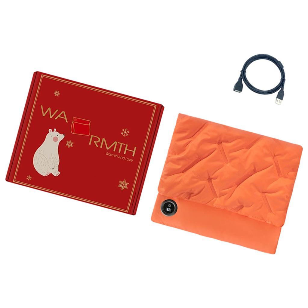 USB Rechargeable Electric Heating Pad With Digital Temperature Control Explosions Proof Design
