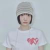 Knit Beaded Beanie [Beige]