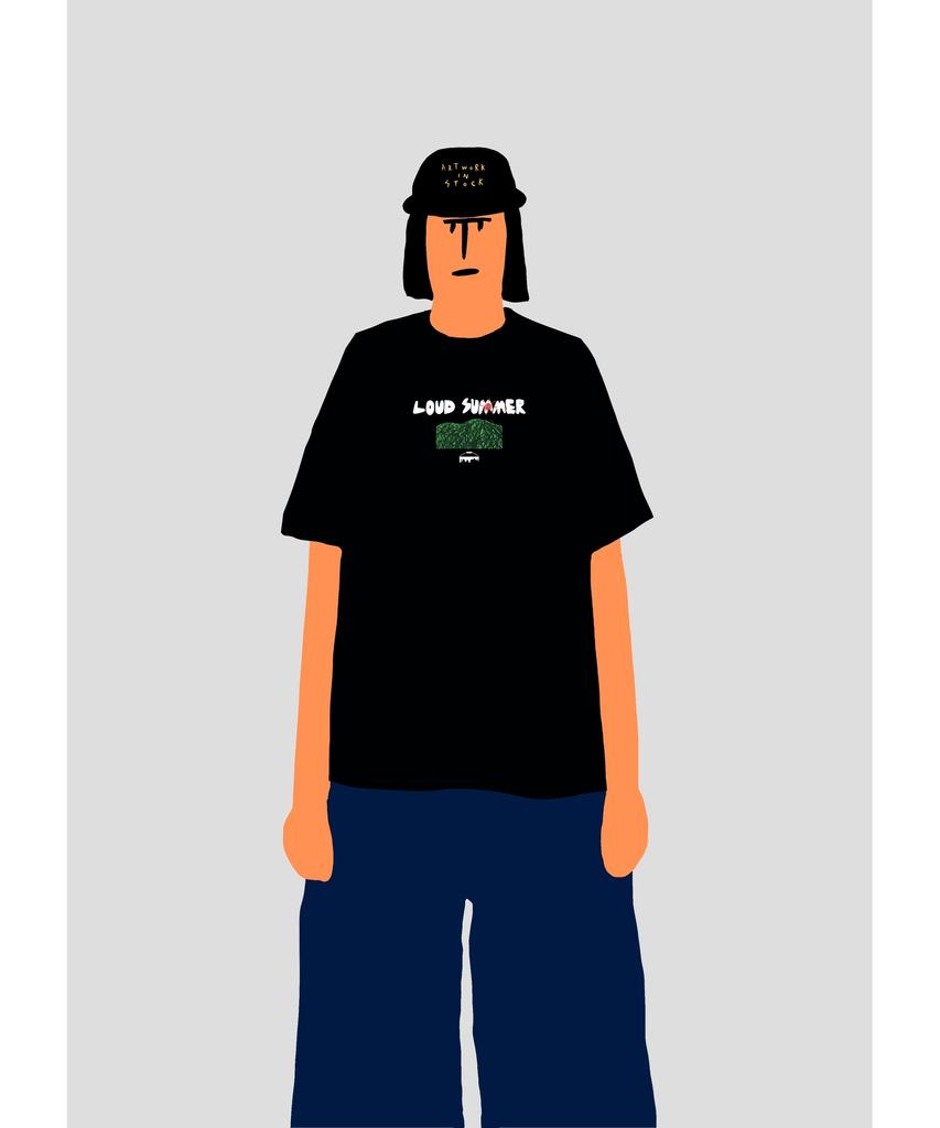Junsio Black Loud Summer T-Shirt