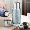 MCCULLEN Pure Titanium Tea Infuser Vacuum Flask with Temp Display