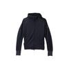 Logo Printed Zip-Up Hoodie Women Jackets Black S94565