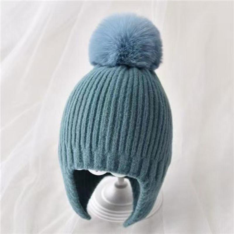 Children's Cute Super Cute Bear Winter Outdoor Windproof and Warm Ear Protection Hat