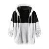 2026 men's autumn and winter new Mao Mao hooded explosive sweater jacket open