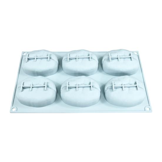 Almond Nut Mousse Cake Mold Coffee Bean Shaped Silicone Baking Pan for French Desserts Jelly Chocolate Non-Stick Easy-Release Dessert Mold