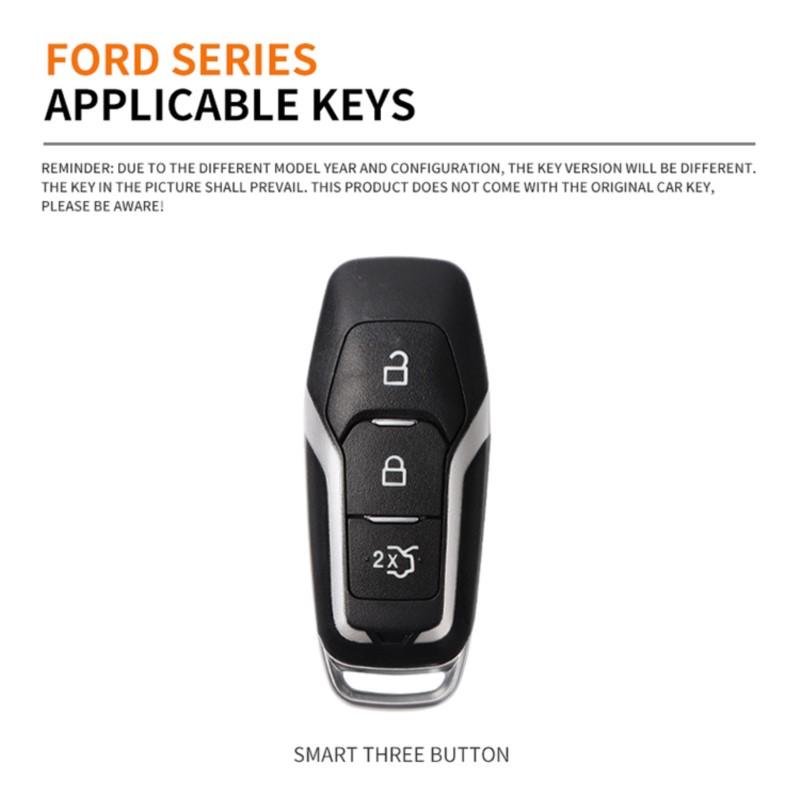 Fashion High-end Car Smart Remote Key Shell Zinc Alloy Case For Ford Fusion Explorer Edge Mustang Mondeo Kuka Auto Key Accessory