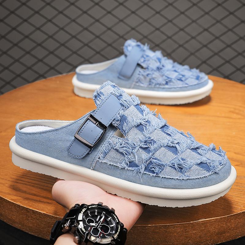 Fashion CYYTL Breathable Mens Slippers Casual Outdoor Summer Shoes Sneakers Walking Hiking Slides Luxury Designer Fashion House Loafers