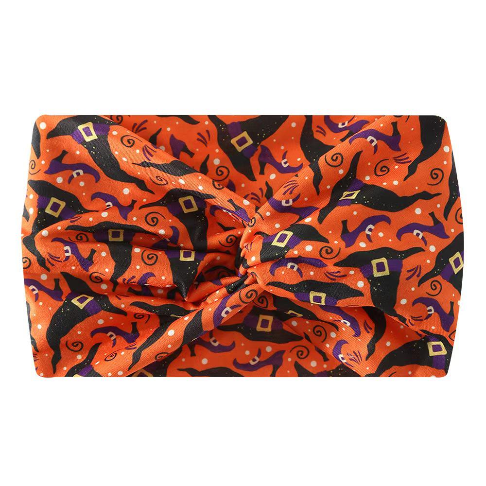 African Extra Wide Elastic Wrap Headband for Yoga and Sports