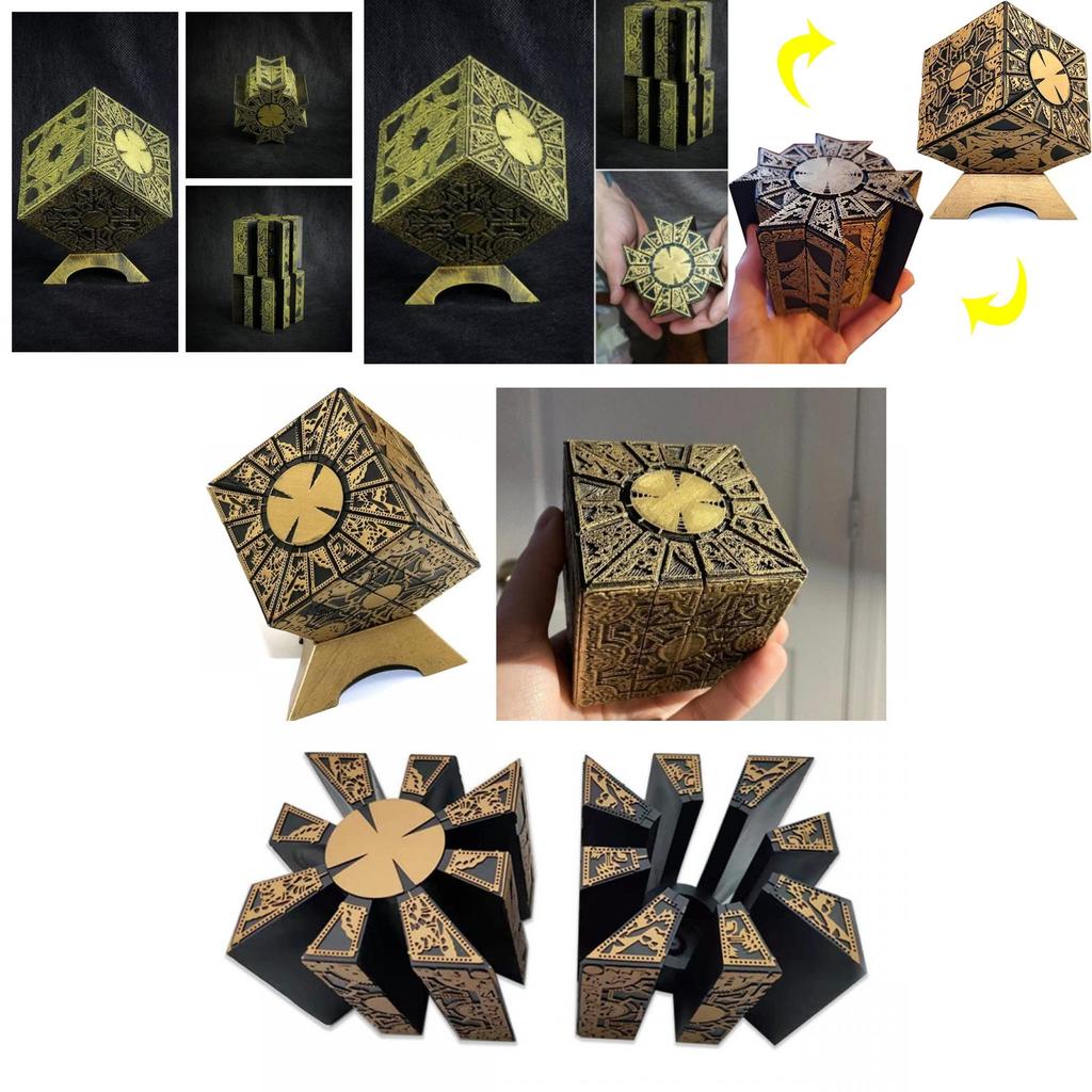 Lock Puzzle Box Creative And Durable Puzzle Cube For Puzzle Lovers And Brain Teaser Fans Handmade With Abs Material