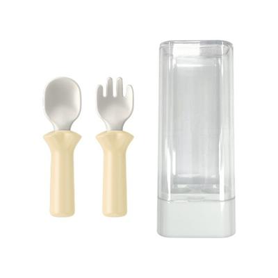 Blue Mama Modoyam Spoon + Fork + Case Set, Butter, 1 Set