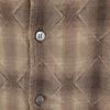 SHAREEF Check Long Sleeve Shirt 2 Beige Made In Japan Men's Used