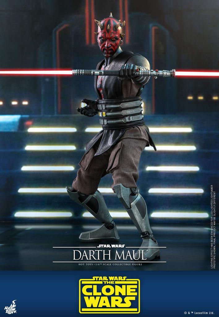 Hot Toys TV Masterpiece Star Wars: The Clone Wars Darth Maul 1/6 Scale Figure Red