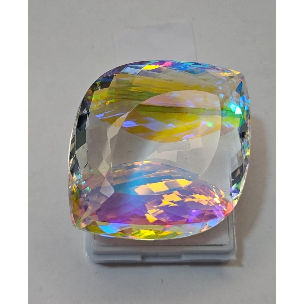 Natural Fancy Mystic Topaz Rainbow Color 120+ Ct Certified Stunning Gemstone