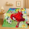 Coperta in Flanella Classica Cartoon Caramelle Dolce Ragazza, Coperta Morbida Calda in Peluche per Casa Camera da Letto Letto Divano Ufficio Bambino
