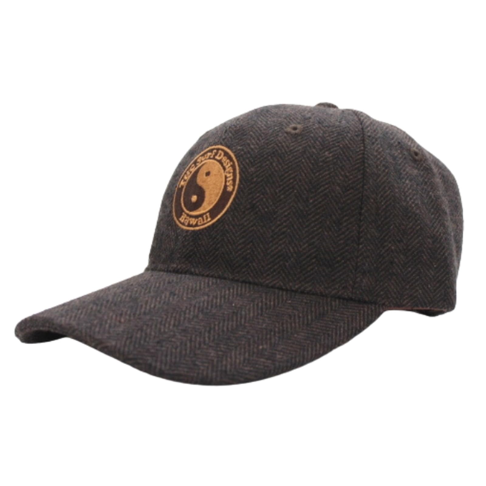 

Town & Country Unisex Herringbone Wool Cap (Adjustable Size) [270TC17] BRN FR