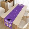 Graduation Table Runner Graduation Decorations 2026 Black Gold Polyester Graduation Table Cloth Prom Grad Party Table Decoration