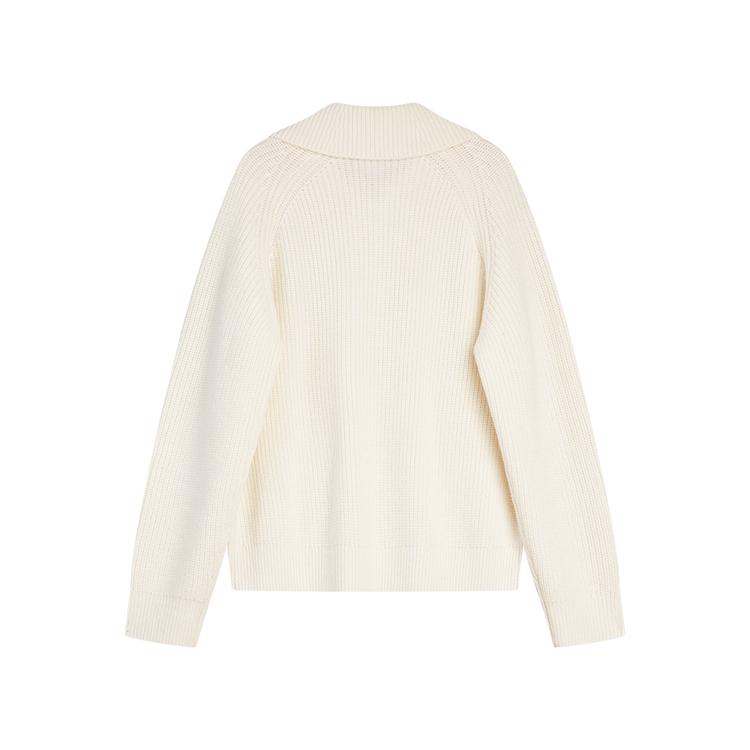 ELLE French Style Lapel Fashion Design Relaxed Pullover High-End Loose Casual Knit Sweater Women Sweater EZ53173