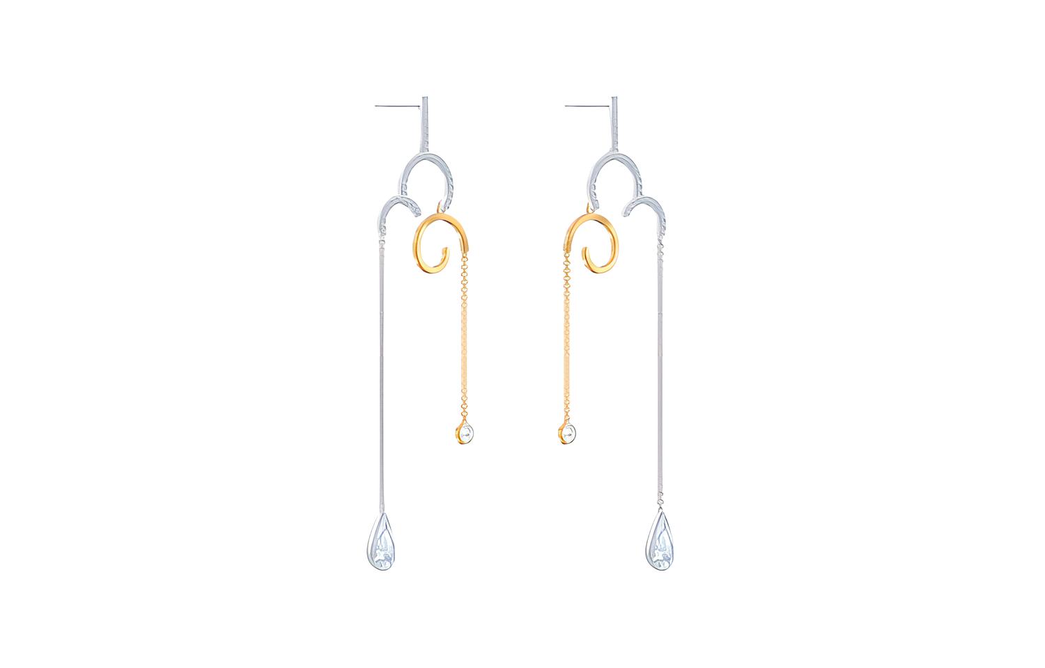 Swarovski My Hero Earrings Women`s White