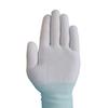 Xiaoyan White 13-Gauge Cotton Nylon Gloves with Pink Trim (14 Pairs)