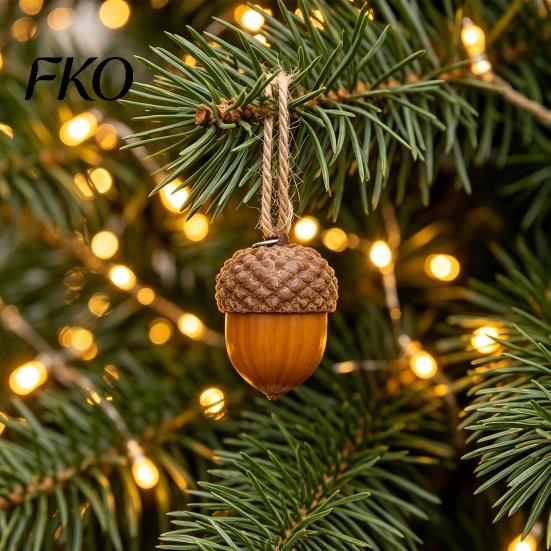 Fidget Clicker Toy 3D Printed Acorn Clicker, Fake Finger Stress Relief Push Toy, Gift for Kids Teens Adults Sensory