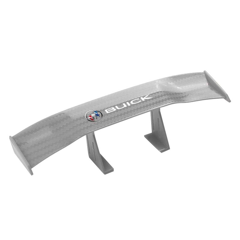 Carbon Look Car Rear Spoiler Mini Wings Decoration Auto Accessories For Buick Century Excelle XT Regal Encore Park Avenue GL8