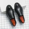 Luxury Brand Men's Leather Shoes Office Shoes Men Platform Leather Wedding Banquet Loafers Comfortable Business Shoes Zapatos