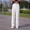 2024 Men's Trendy High Street Nine-Point Suit Pants - Large Size, Straight Fit