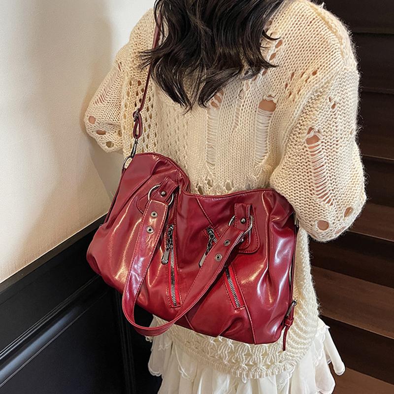 Yogodlns Fashionable Tote - Large Capacity Bag, Adjustable Strap, Compact Crossbody Purse, Stylish Everyday Wear