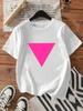 Cartoon Pattern Crew Neck Womens TShirt Short Sleeve Fashion Printed Half Sleeve Top Stretch TShirt