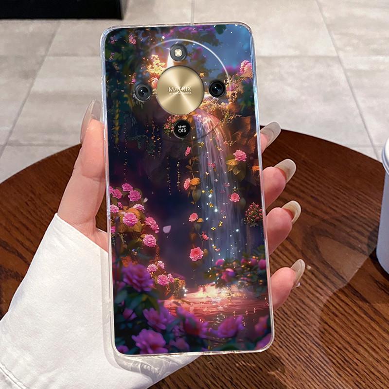 For Honor X9d 2025 Case Clear Luxury Cute Love Rabbit Funny TPU Soft Silicone Phone Case For Honor X9d 5G Transparent Back Cover