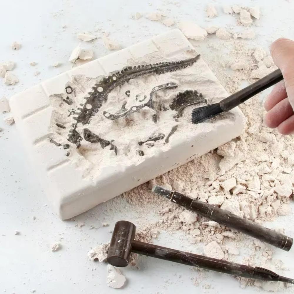 Dinosaur Fossil Excavation Kits Education Archeology Exquisite Jurassic Toy Set Game Action Children Figure Skeleton Model Gift