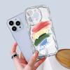 Cartoon Pattern Cream Texture Casing Wavy Edge Soft Silicone Cover Phone Case for IPhone Samsung Huawei Honor Xiaomi Redmi Infinix Tecno