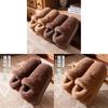 Indoor Plush Slippers For Women Men With Anti Slip Eva Sole Warm Thick Bottom Home Comfort