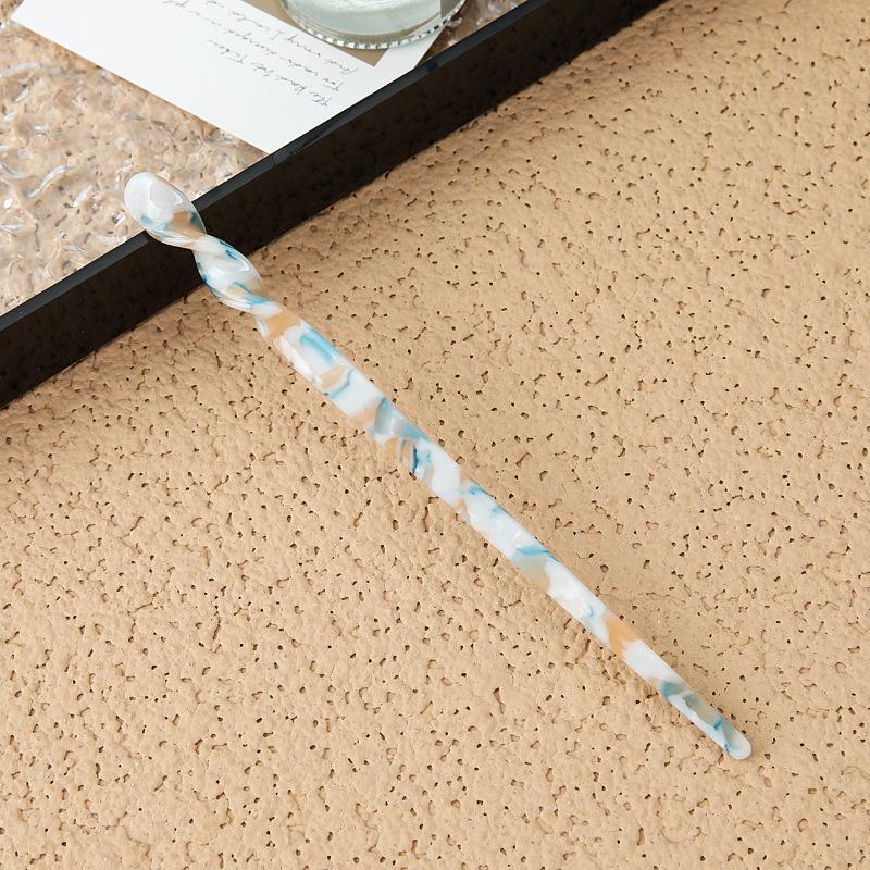 Chinese Style Hair Sticks Vintage Acetate Resin Chopstick Women Hairpins Clip Pin Headwear Wedding Jewelry Accessories Gifts